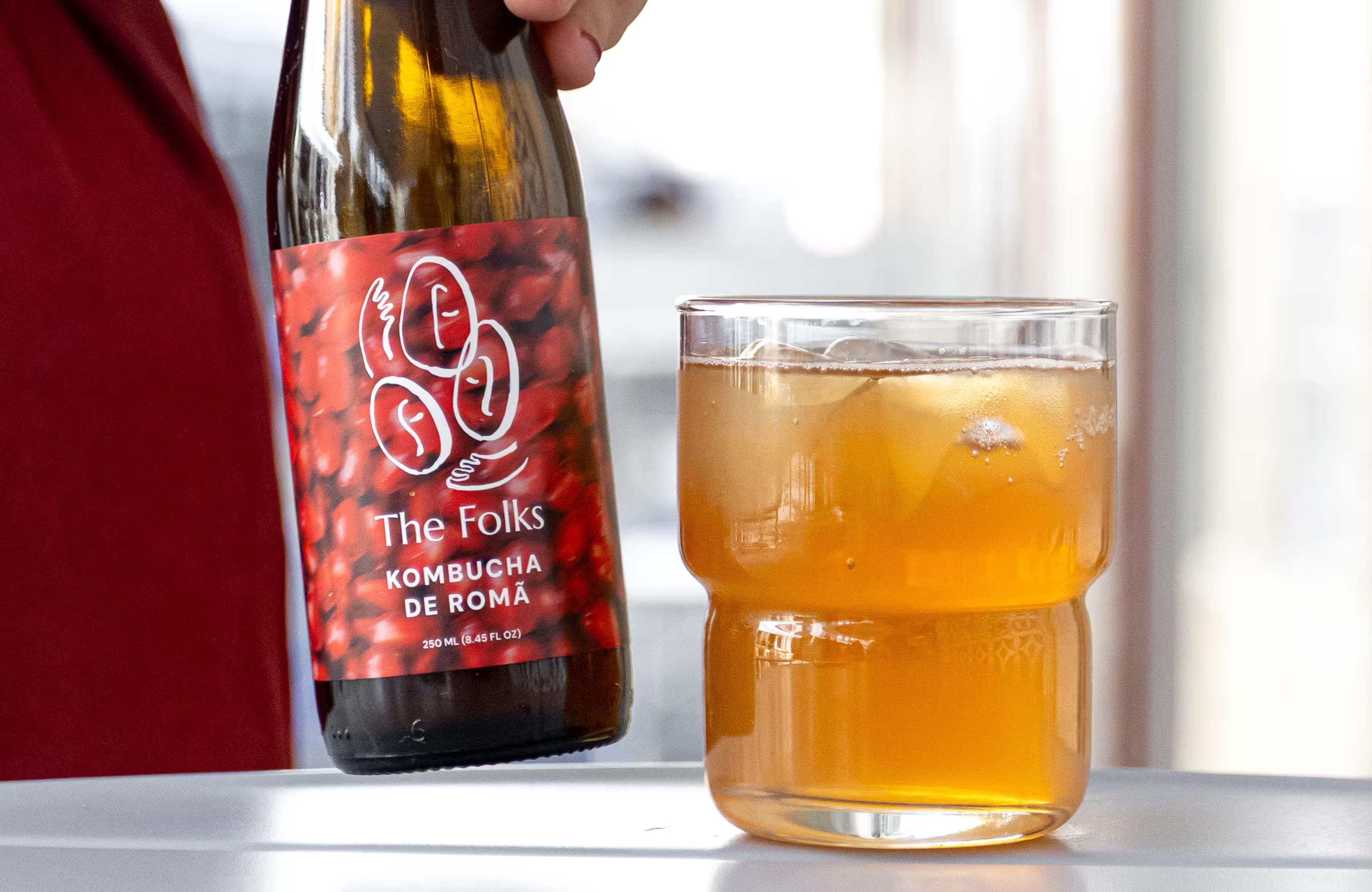 The Folks Pomegranate Kombucha