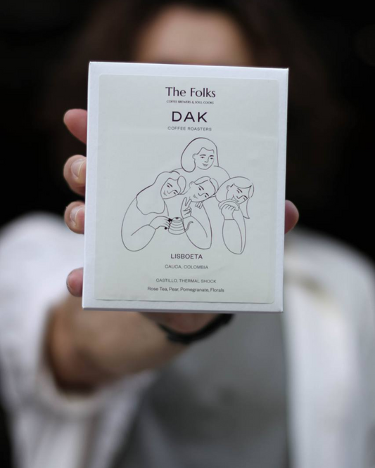 Lisboeta collaboration The Folks X Dak Coffee Roasters