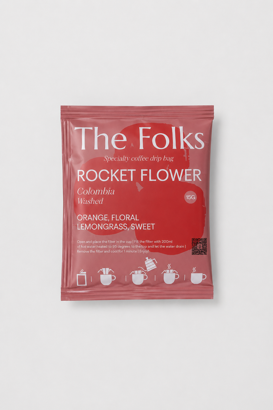 Saco drip Rocket Flower - Colômbia 🇨🇴