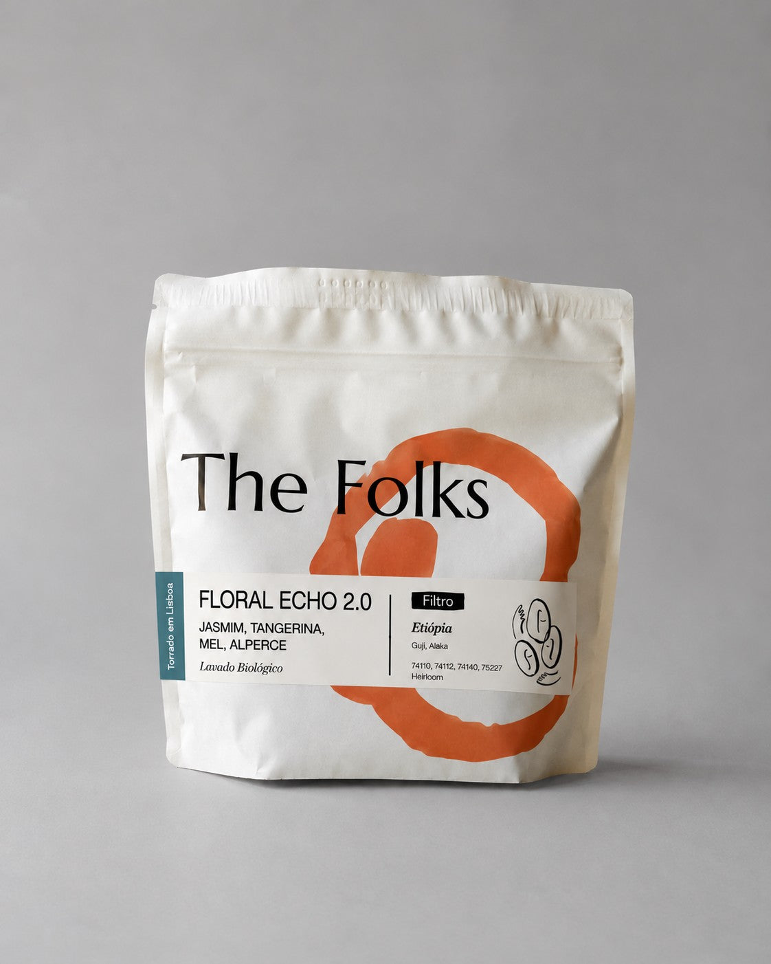 Floral Echo 2.0 - Ethiopia specialty coffee bag by The Folks, organic washed filter roast