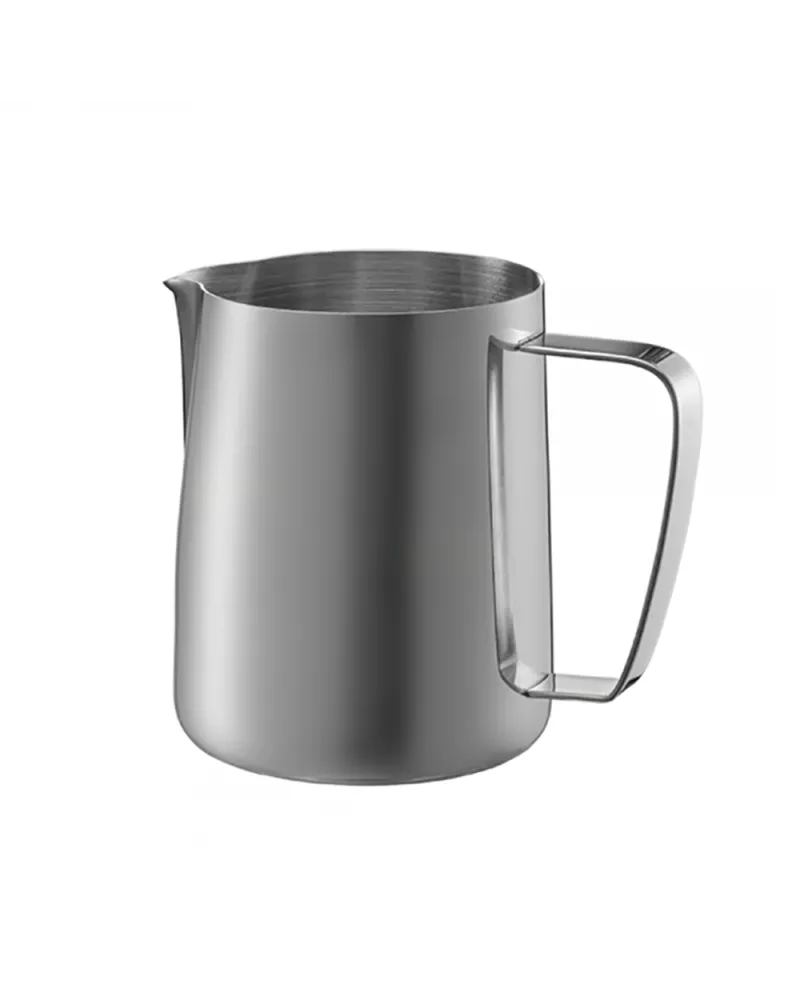 Comandante Studio Barista Classic Milk Pitcher 600ml for coffee brewing, with a stainless steel body and ergonomic handle.