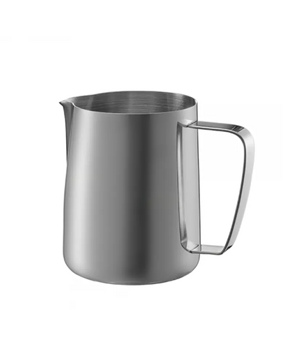 Comandante Studio Barista Classic Milk Pitcher 600ml for coffee brewing, with a stainless steel body and ergonomic handle.