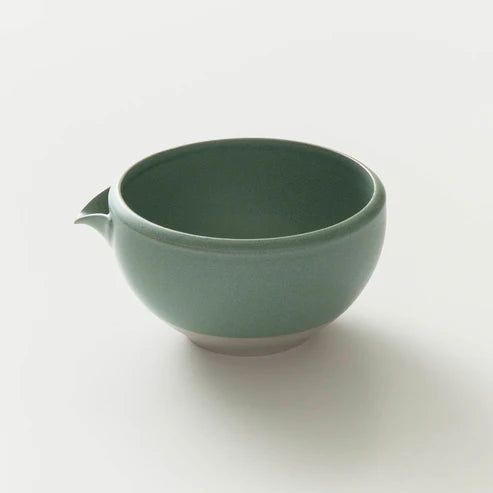 MIIR Matcha Bowl Matte Green for coffee grinding, featuring a sleek, matte green finish with the Origami design.