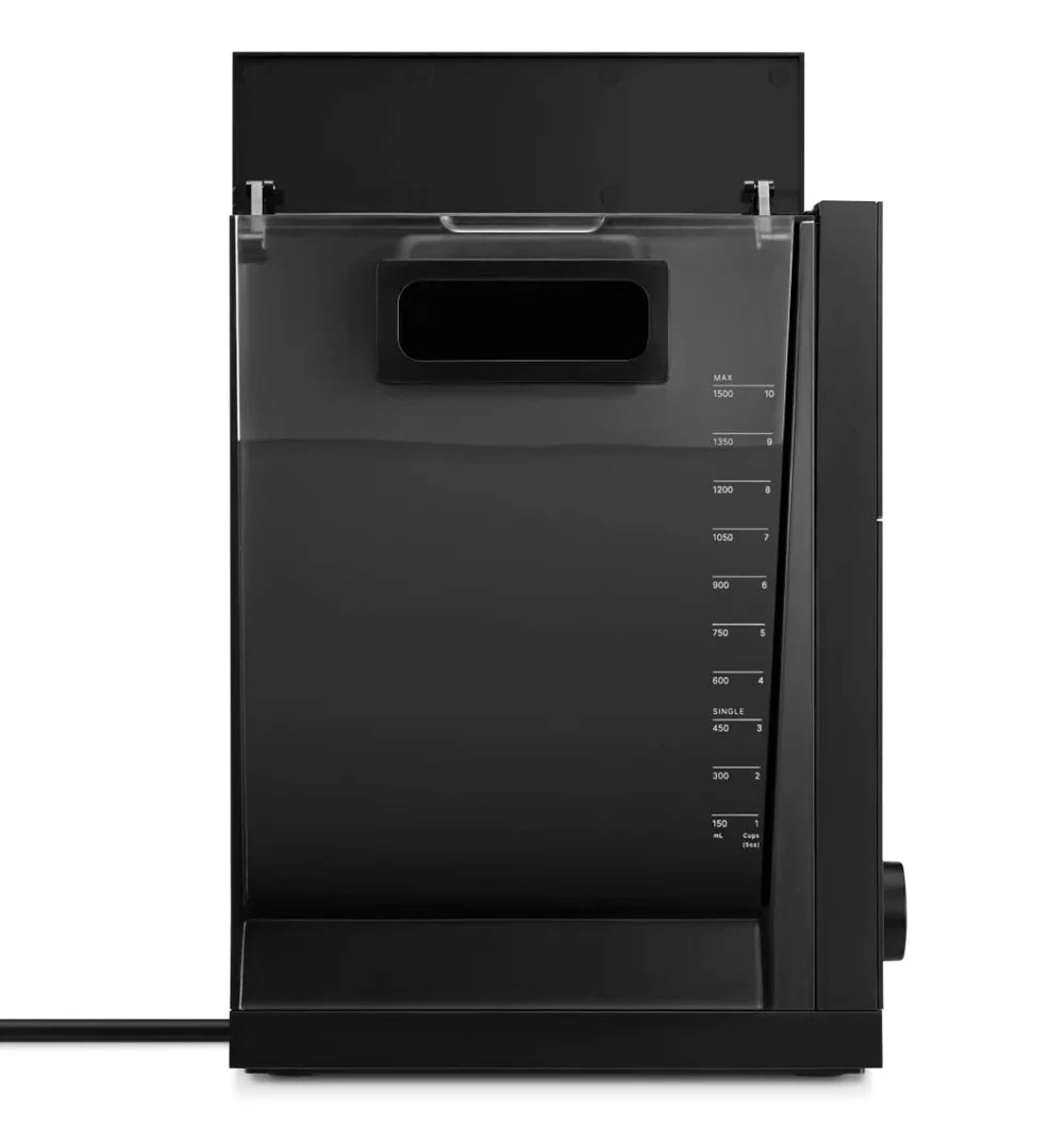 Black Timemore Aiden Precision Coffee Maker with sleek design, detailed controls, and premium brewing components.