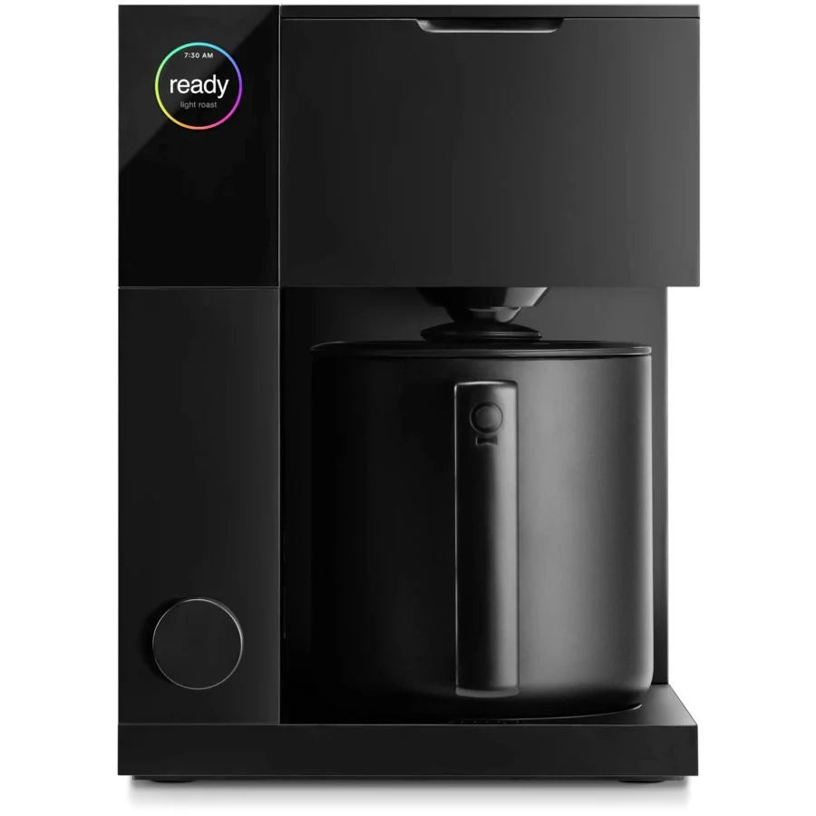 Black Timemore Aiden Precision Coffee Maker with sleek design and stainless steel accents for expert brewing at home.