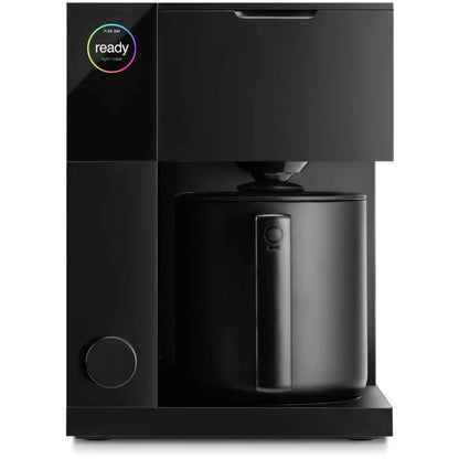 Black Timemore Aiden Precision Coffee Maker with sleek design and stainless steel accents for expert brewing at home.